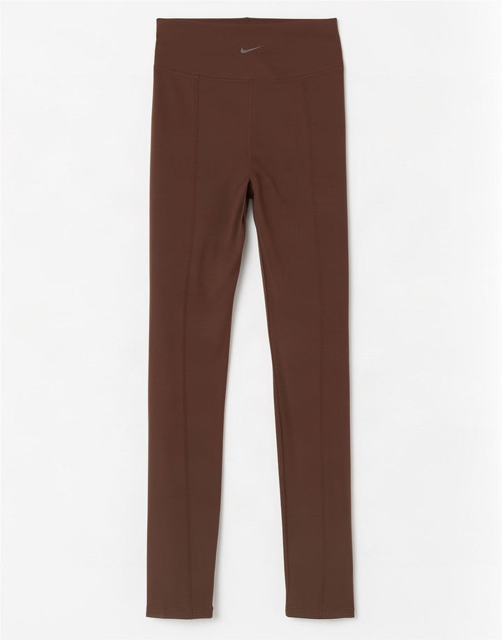 Legging Nike Dri Fit pour femme UK 12 Polyester marron moyen