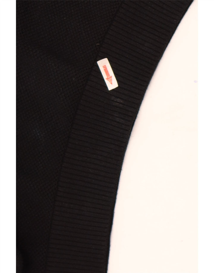 Gap Pull à col rond pour homme Petit coton noir