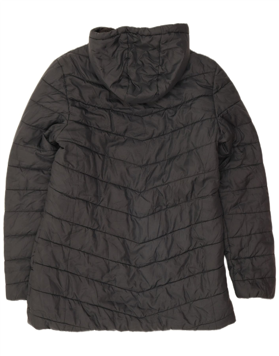 New Balance Manteau rembourré à capuche pour hommes UK 12 Polyester noir moyen