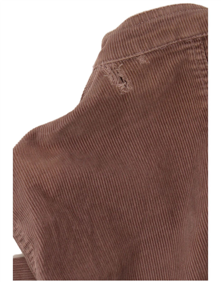 Monsoon Veste courte en velours côtelé pour femme UK 12 Coton marron moyen