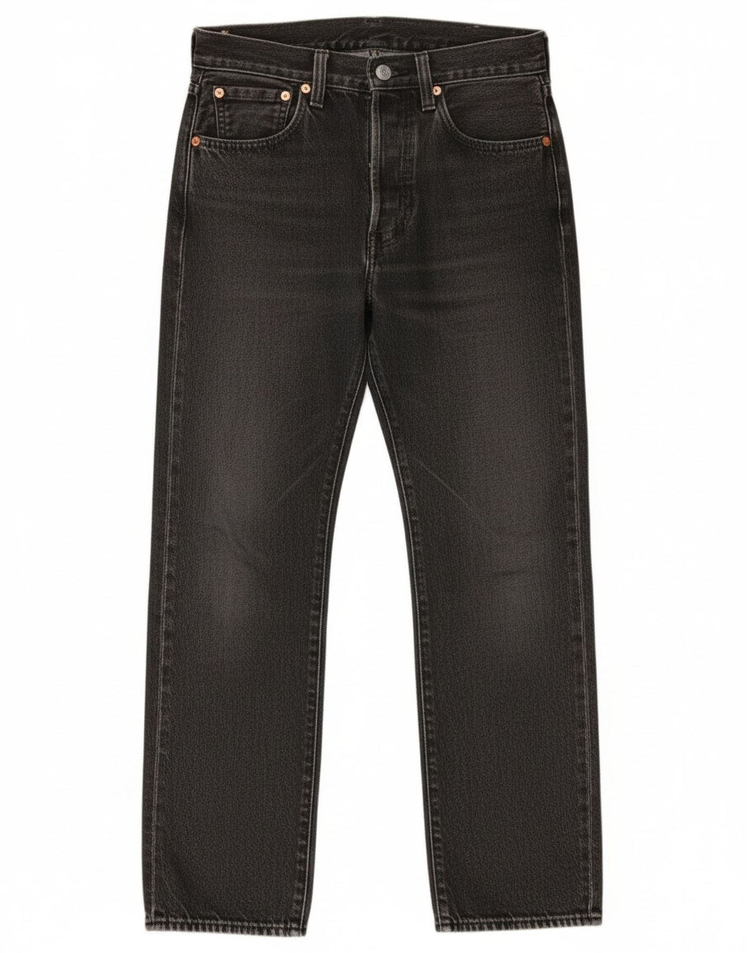 Levi's Jean Droit 501 Homme W28 L28 Gris Coton