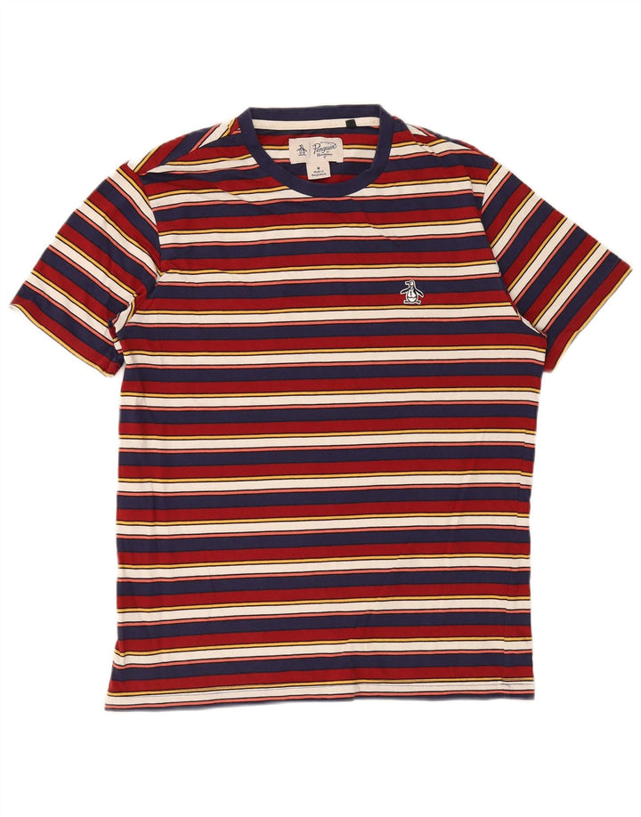 Penguin T-Shirt Homme Coton Rayé Multicolore Moyen