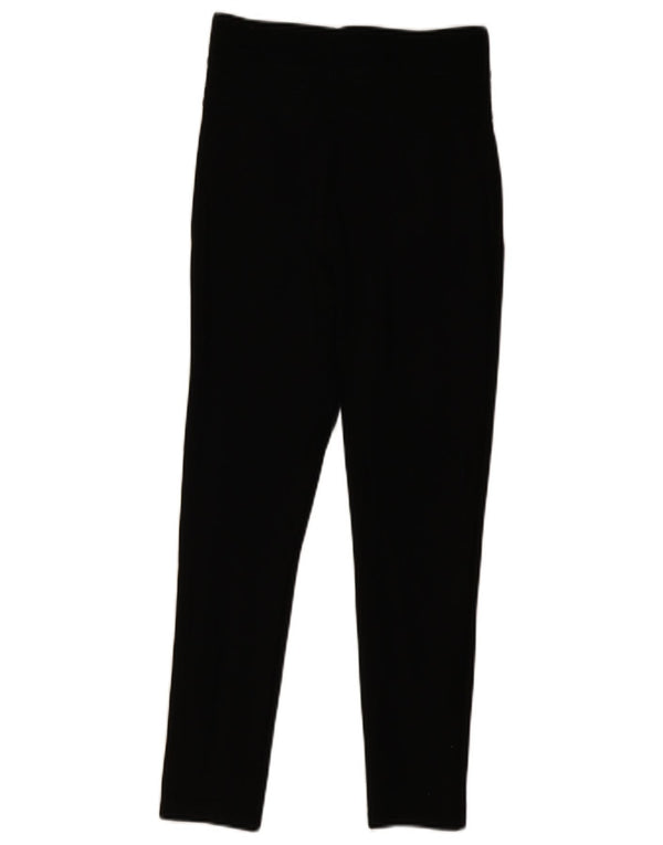 Zara Femme Legging Taille Haute Polyester Noir Moyen