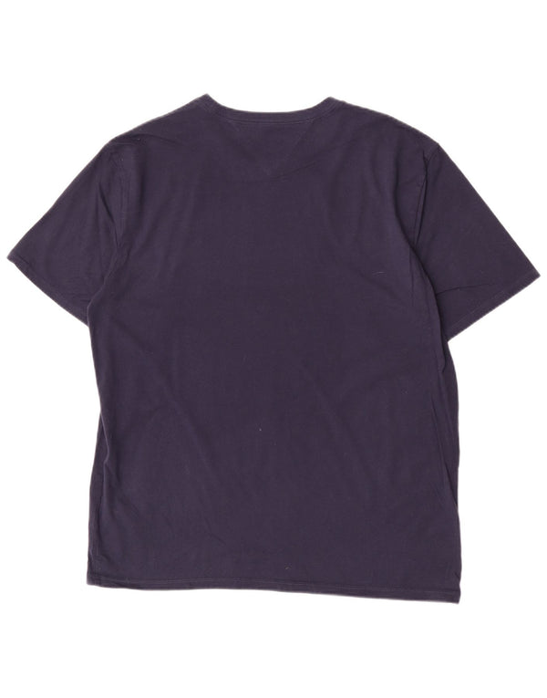 Tommy Hilfiger T-Shirt Homme Top XL Bleu Marine Coton