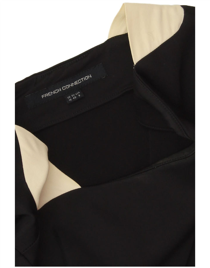 French Connection Robe fourreau pour femme UK 42 Medium Noir Colourblock