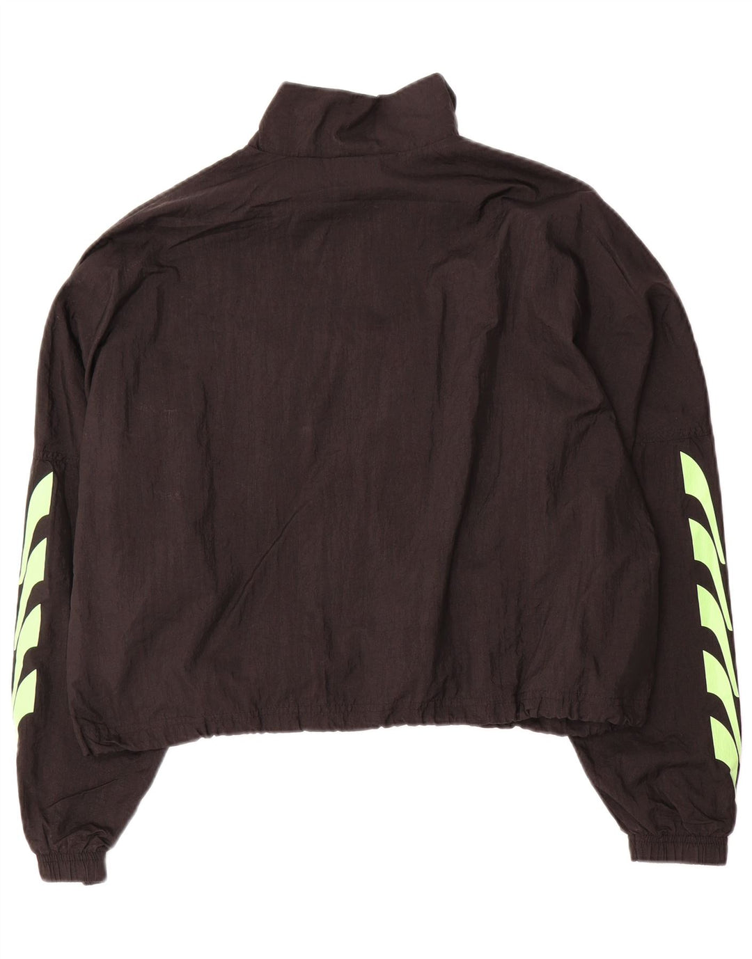 PUMA Veste de survêtement surdimensionnée Crop Graphic pour femme UK 16 Large Noir