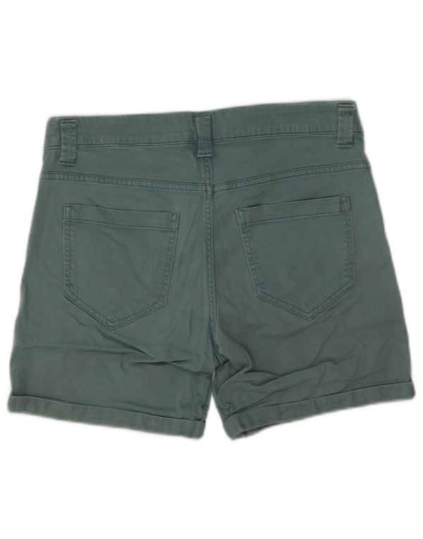 BENETTON Short en Jean Femme W32 Large Vert