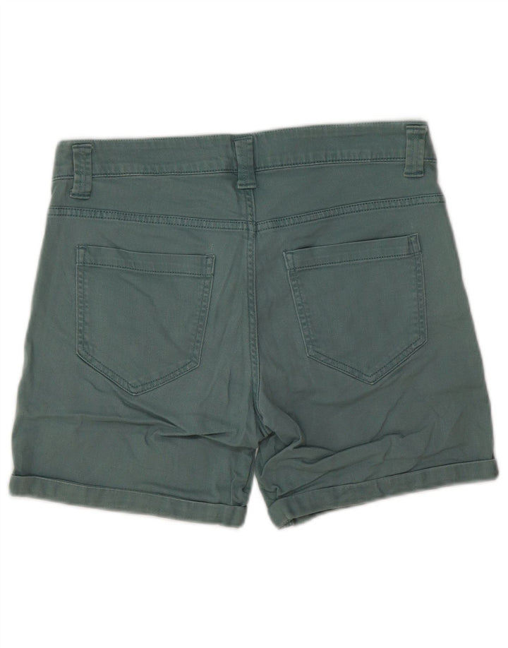 BENETTON Short en Jean Femme W32 Large Vert