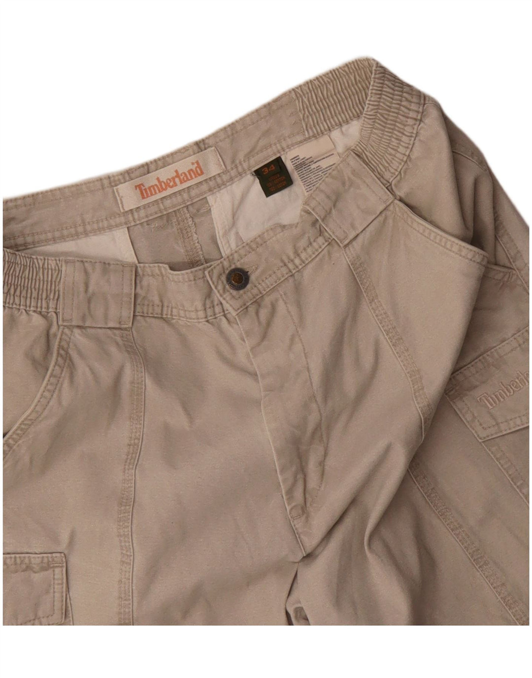 TIMBERLAND Short Cargo Homme W34 Grand Coton Beige
