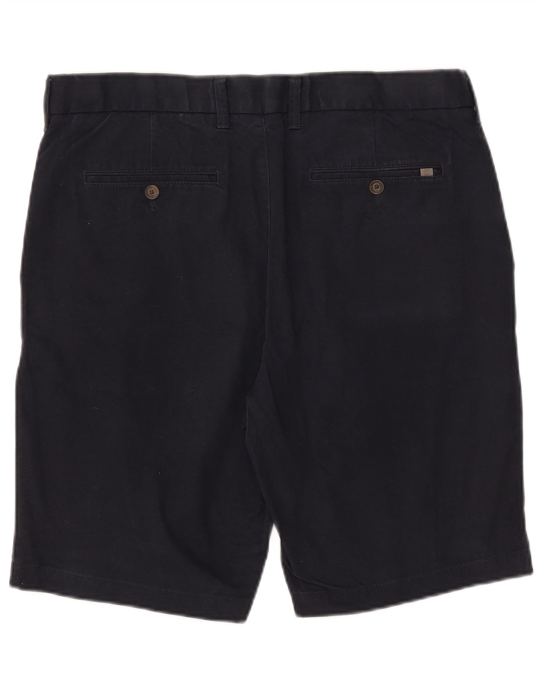 Marks & Spencer Short Chino Homme W36 Large Bleu Marine Coton