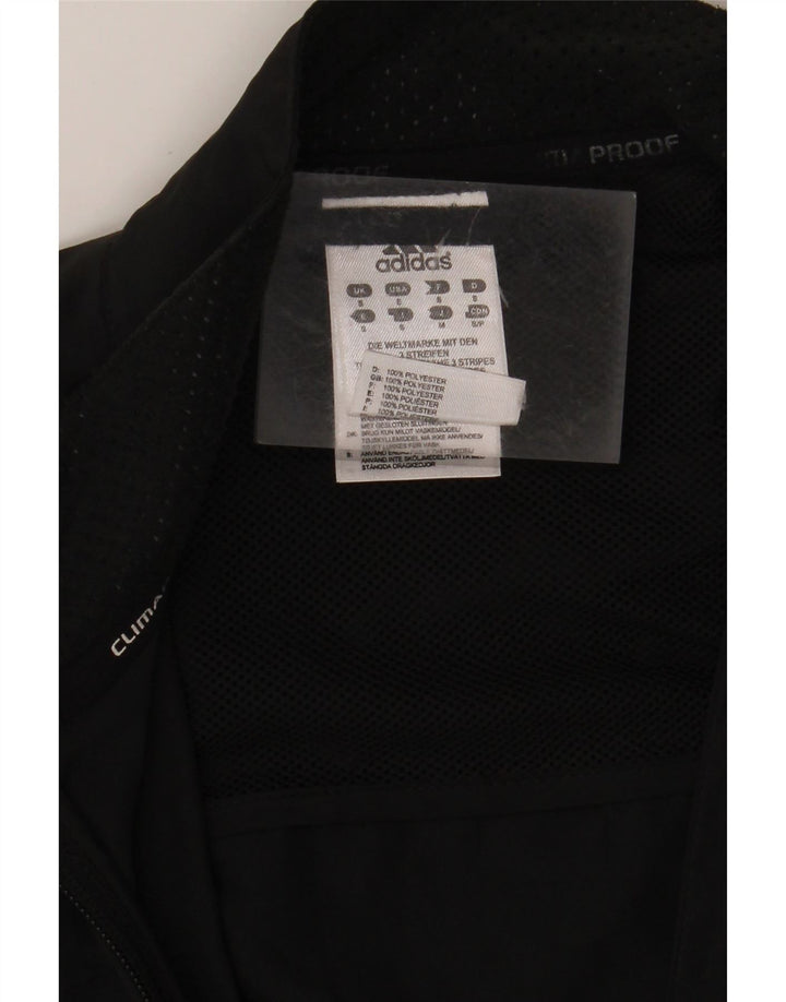 ADIDAS Veste de pluie Climalite pour homme UK 36 Petit Noir Polyester