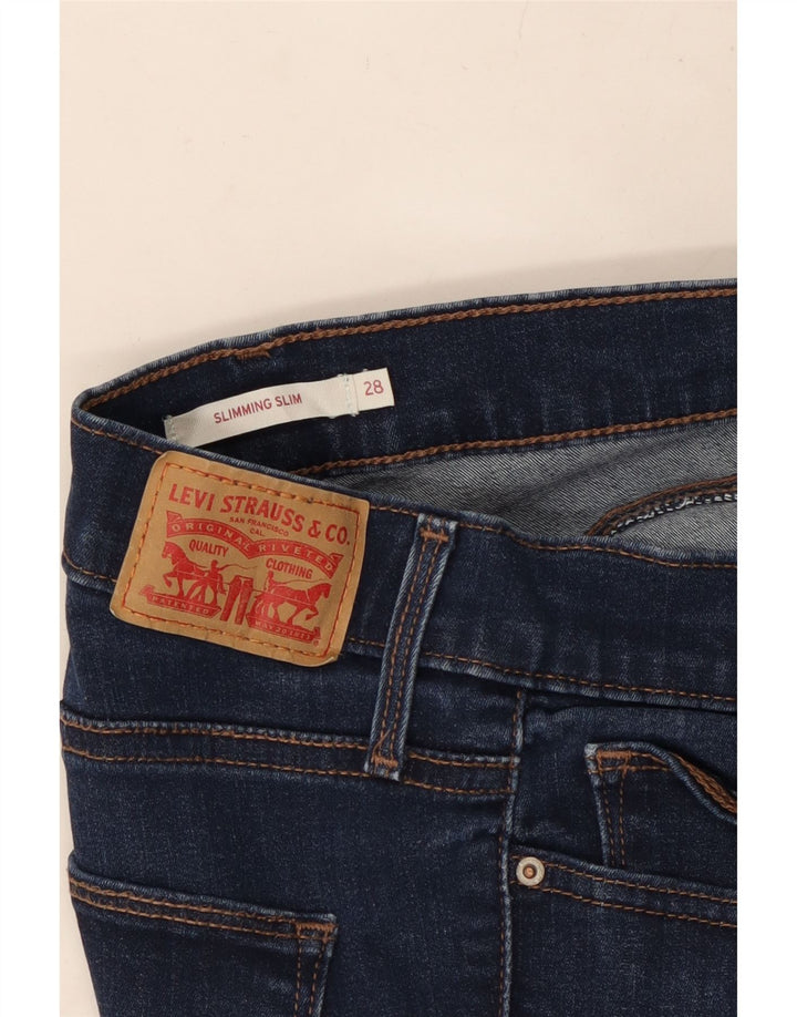 LEVI'S Jean Slim Amincissant Femme W28 L31 Bleu Marine
