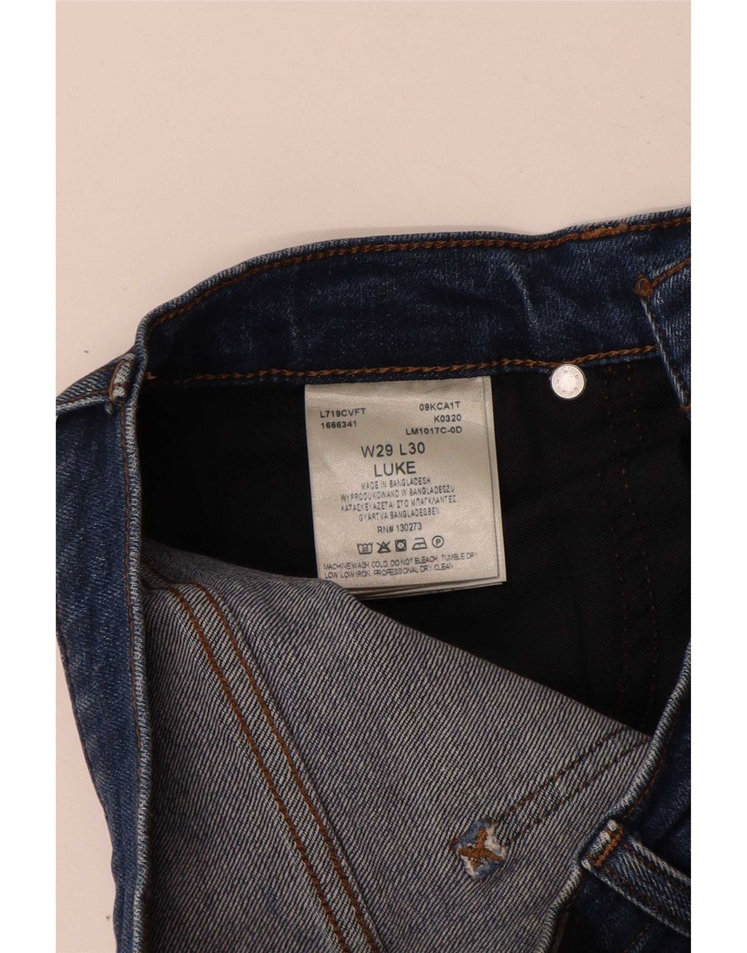 Lee Jean Slim Luke Femme W29 L30 Bleu Coton