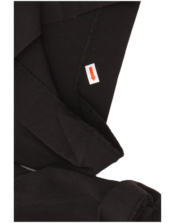 CALVIN KLEIN Pantalon Chino Bootcut Femme US 12 Large W34 L32 Noir