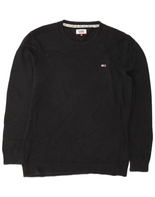 Tommy Hilfiger Pull à col rond pour homme 2XL en coton bleu marine