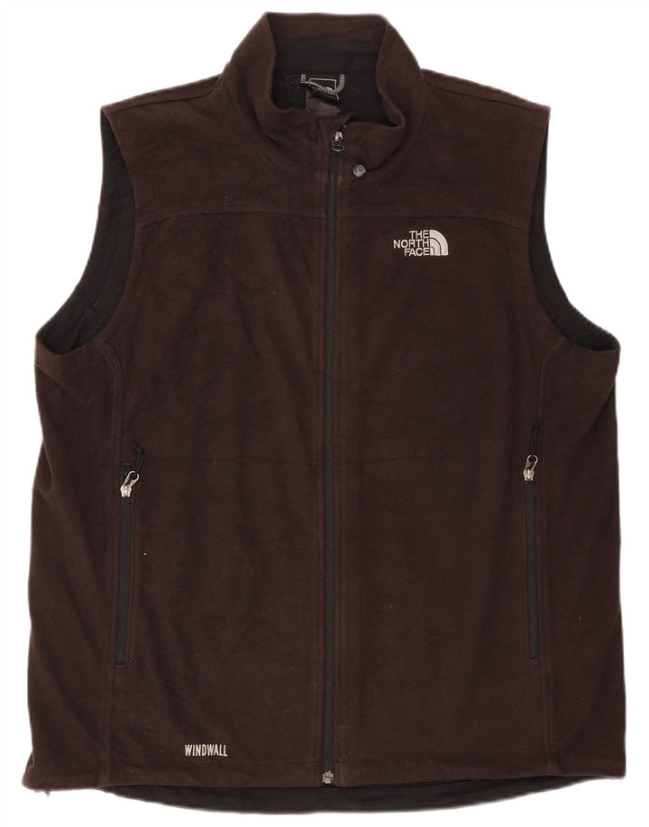 The North Face Gilet polaire pour homme UK 40 Large Noir Polyester