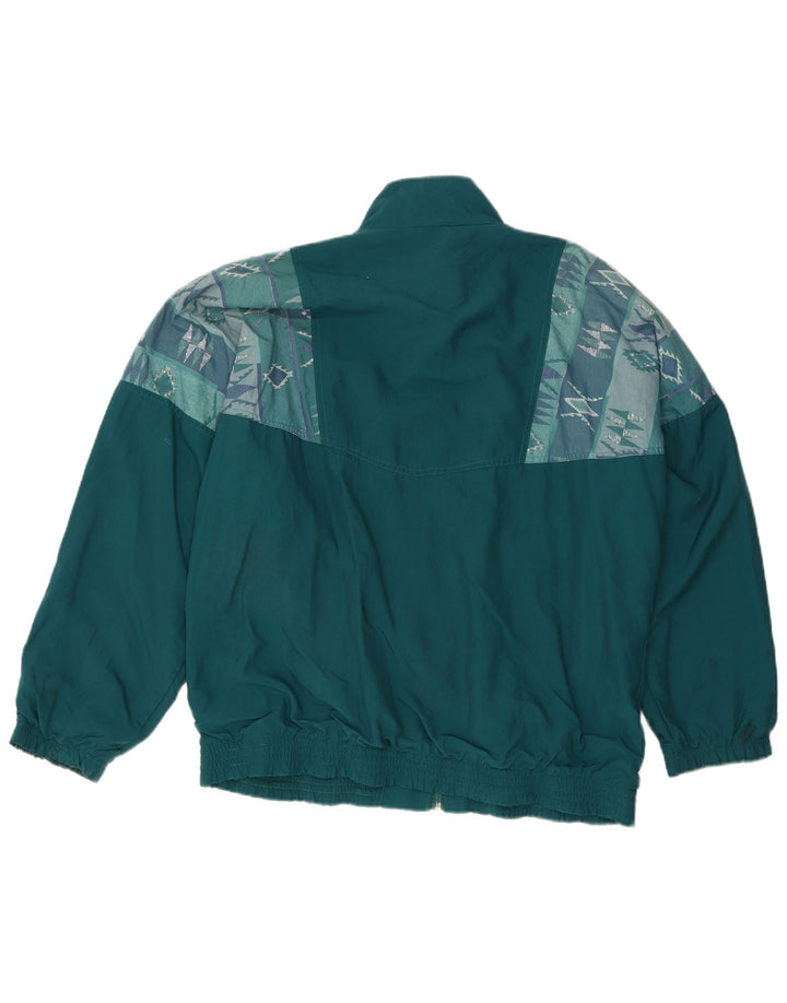 Jean Leduc Veste de Survêtement Homme XL Vert Géométrique Polyester