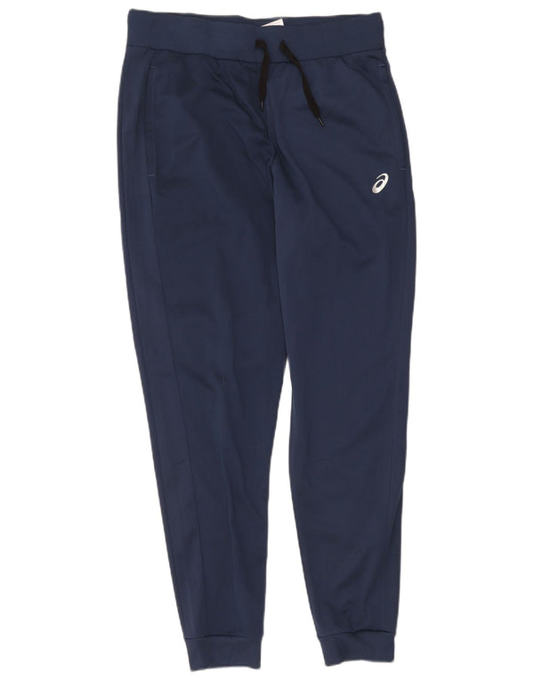 Asics Pantalon de survêtement pour homme Joggers Large Bleu Marine Polyester