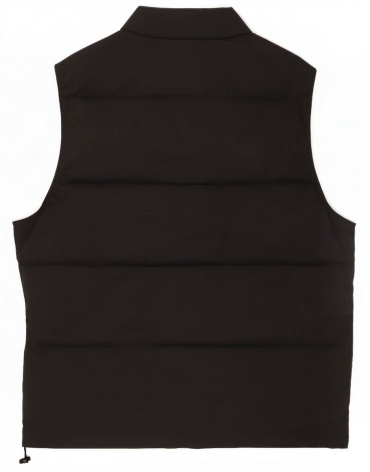 Zara Gilet rembourré pour homme UK 38 Medium Noir Polyester
