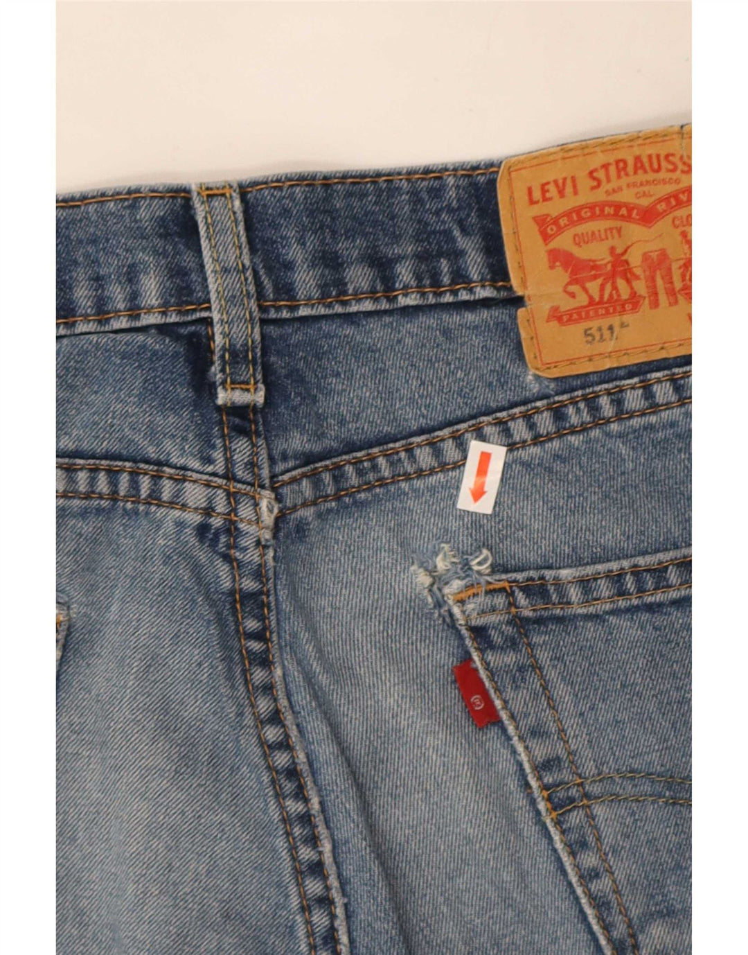 Levi's Jean Slim 511 Femme W30 L32 Bleu Coton