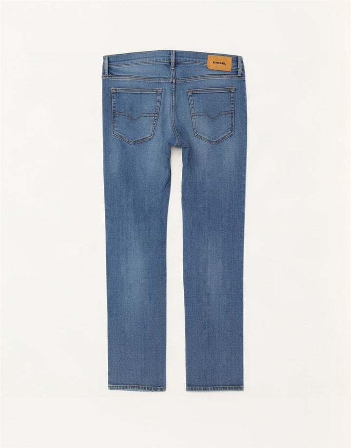 Diesel Jean Droit D-Mihtry Femme W32 L30 Bleu Coton
