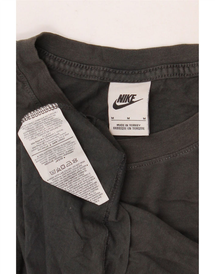 NIKE T-shirt graphique pour homme en coton noir moyen