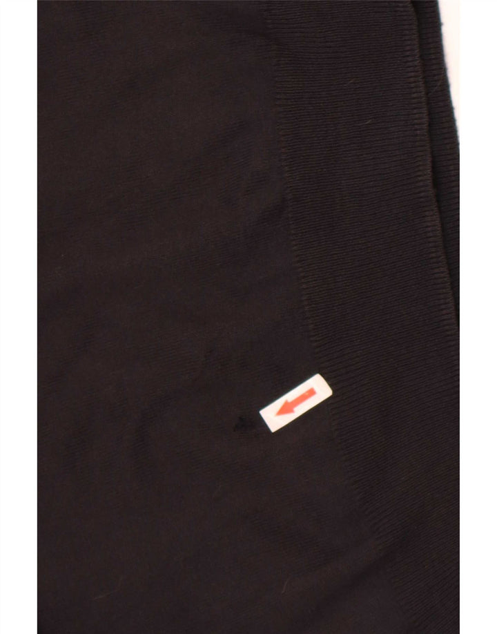 Zara Pull à col rond coupe classique pour homme, grand marron