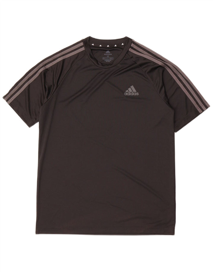 Adidas Hommes Aeroready T-Shirt Top Noir Moyen Polyester