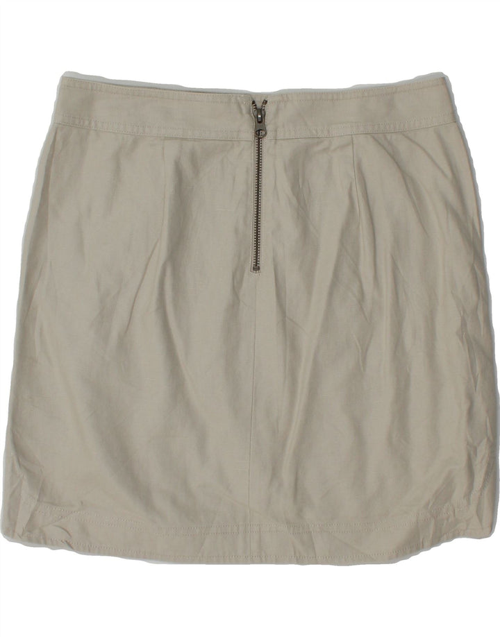 J. CREW Womens Mini Skirt US 4 Small W30 L17 Beige Cotton Vintage J. Crew and Second-Hand J. Crew from Messina Hembry 
