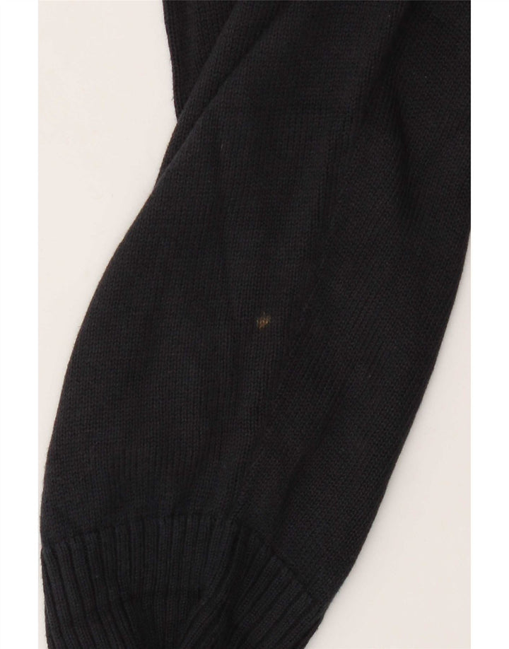Marks & Spencer Pull col zippé homme bleu marine moyen coton
