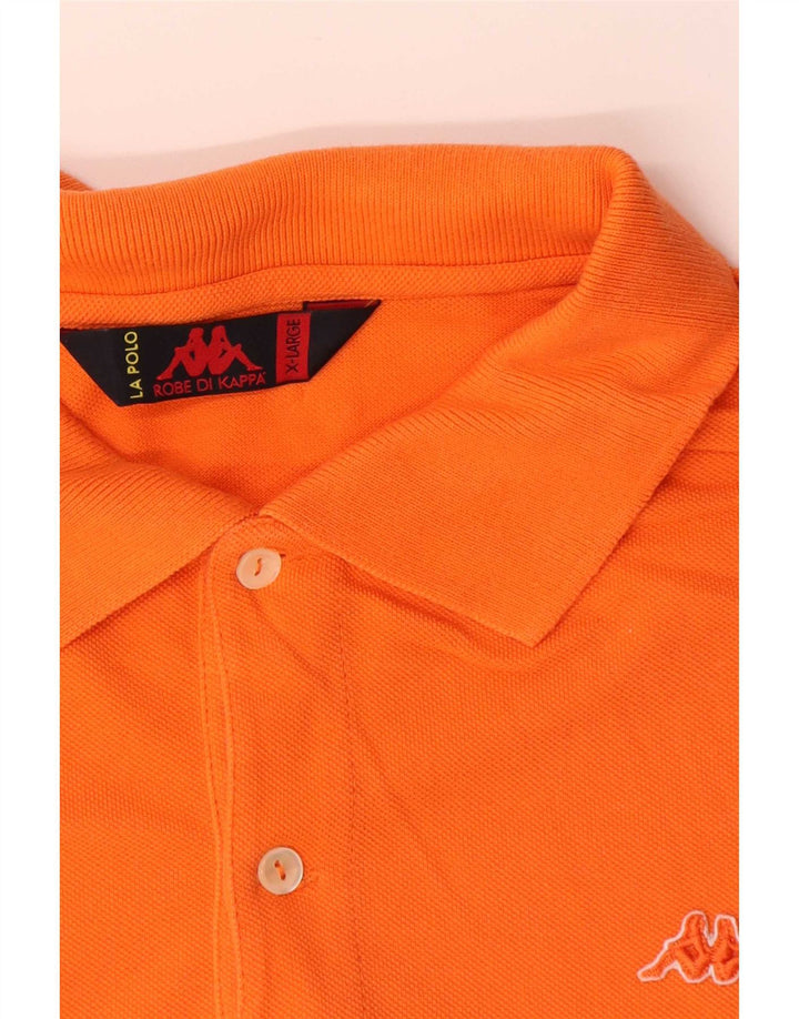 Kappa Polo Homme XL Orange Coton
