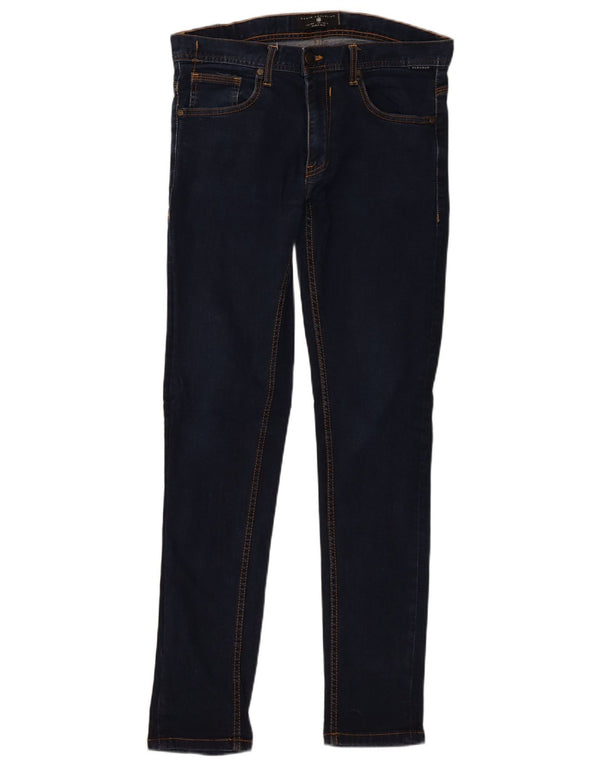 Zara Jean super skinny pour homme EU 44 Large W34 L32 Bleu marine