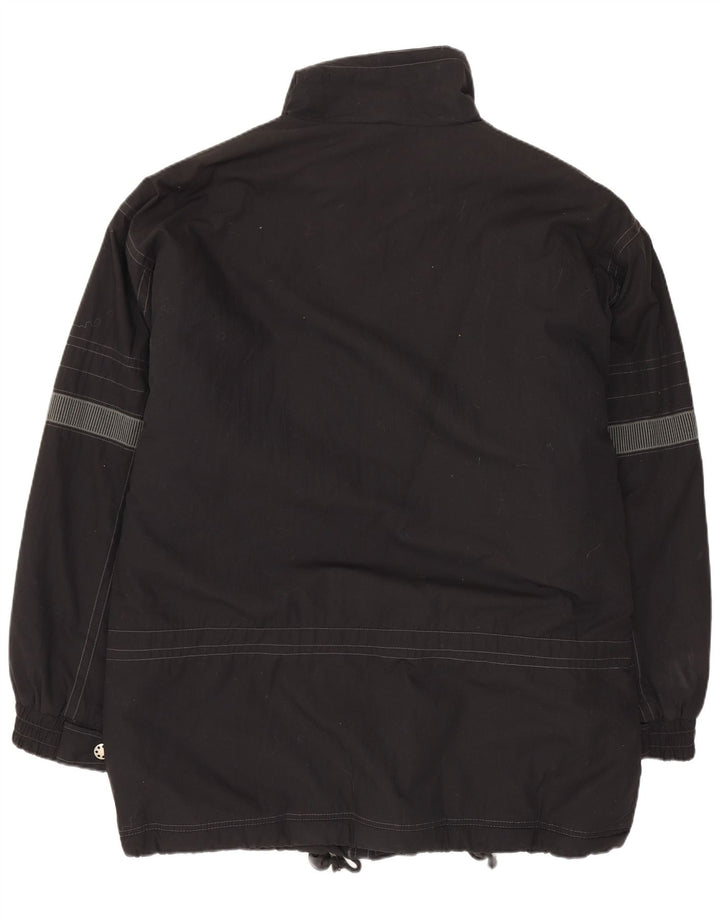 VINTAGE Veste coupe-vent homme UK 42 XL Noir Polyester