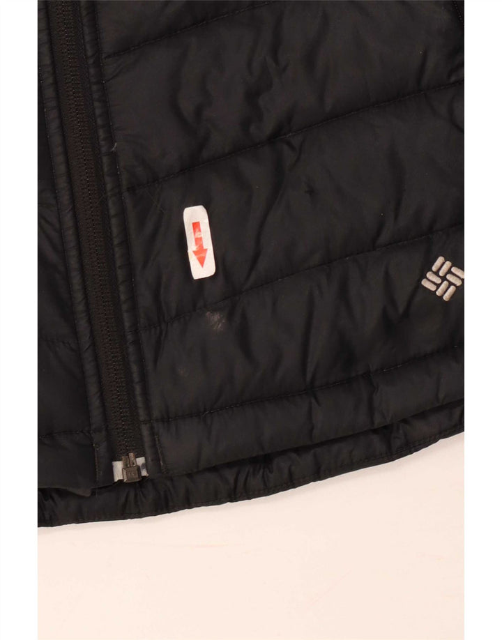 Columbia Veste rembourrée pour homme UK 38 Medium Noir Colorblock Nylon
