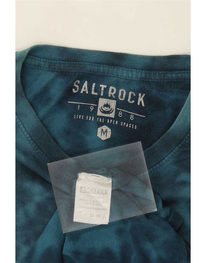 Saltrock T-Shirt Graphique Homme Bleu Moyen Tie Dye Coton