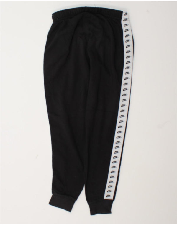 Nike Mens Graphic Tracksuit Trousers Joggers XS  Black Colourblock Cotton