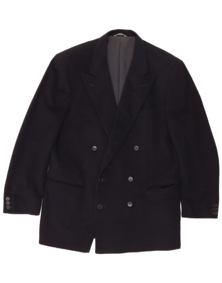 Nino Cerruti Veste Blazer Double Boutonnage Homme IT 52 XL Laine Noire