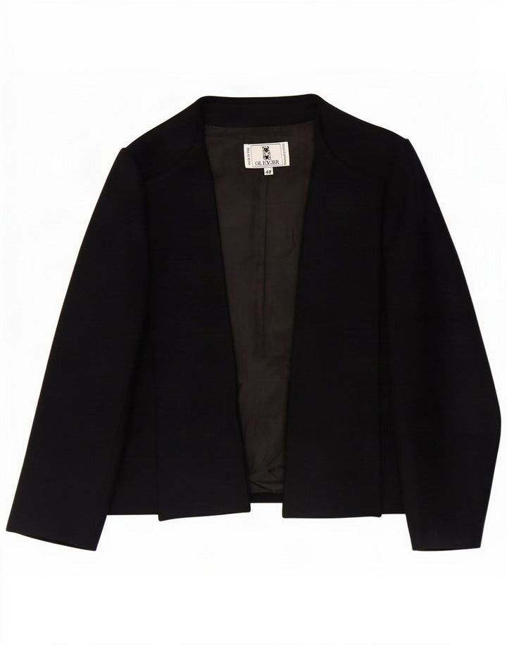 Oliver Veste blazer ouverte pour femme IT 42 Bleu marine moyen