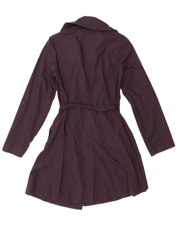 Marks & Spencer Trench-Coat Femme UK 12 Coton Violet Moyen