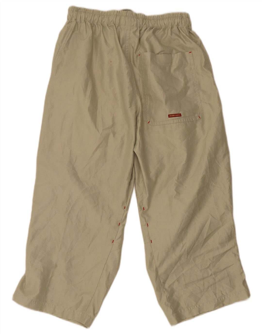 Quiksilver Pantalon de Survêtement Capri Homme Petit Beige Polyester