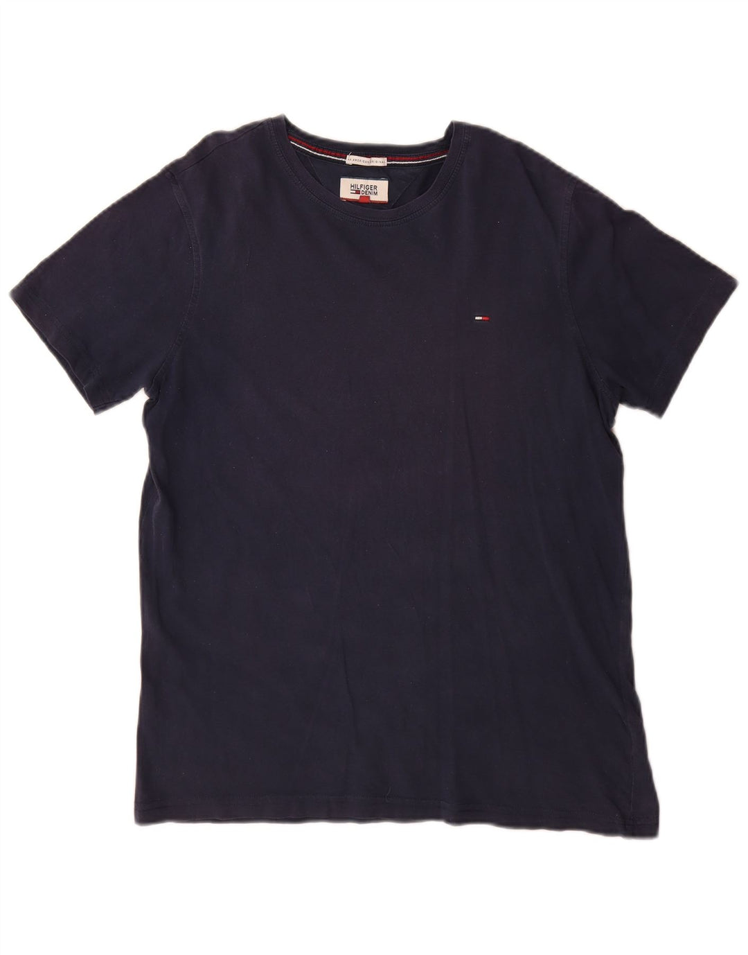 Tommy Hilfiger T-Shirt Homme Haut Large Bleu Marine