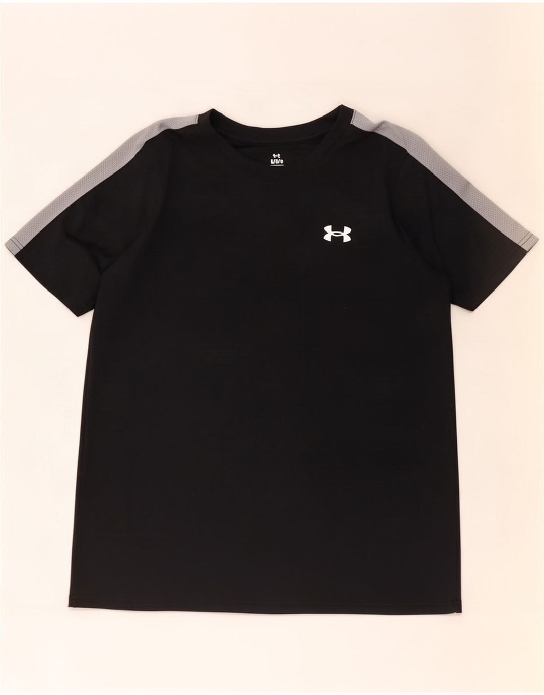 Under Armour T-Shirt Homme Haut Large Noir Colorblock Polyester