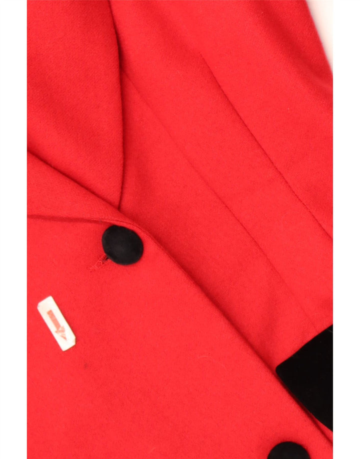 1957 Legendary Veste blazer longue pour femme IT 44 Rouge moyen Colourblock