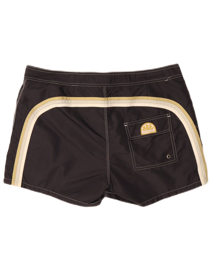 Shorts de baignade Sundek pour hommes XL rayés noirs