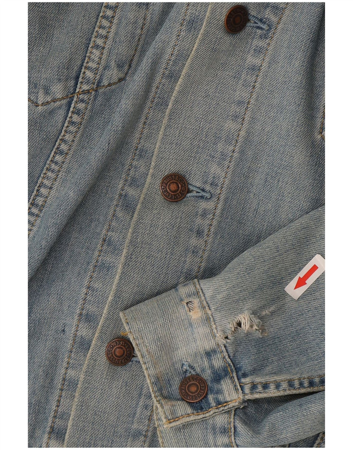 Levi's Veste en Jean Homme UK 40 Large Bleu