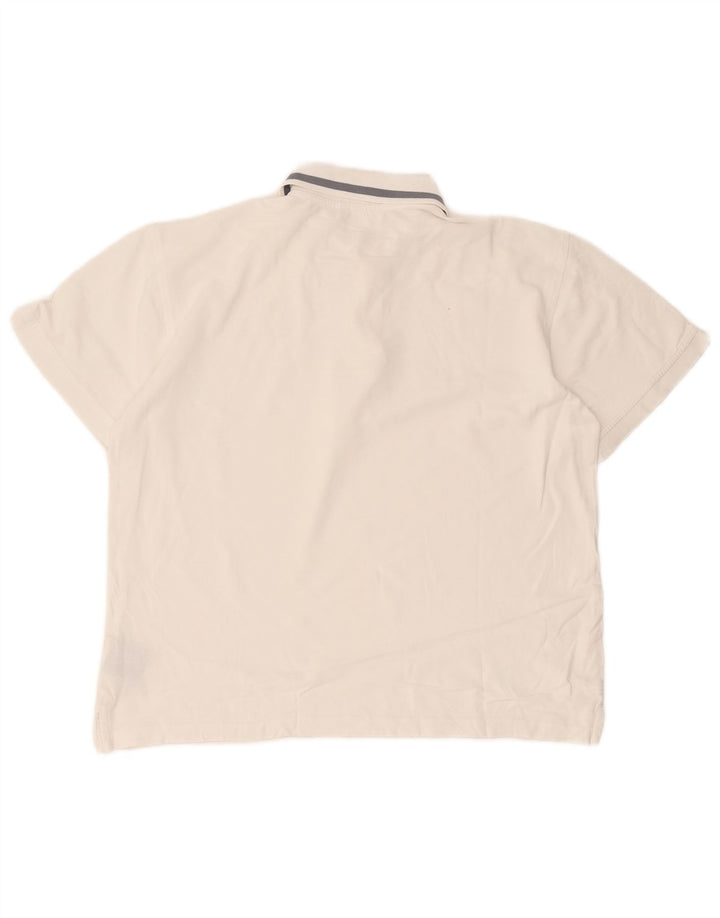 Diadora Polo Homme Grand Blanc Coton