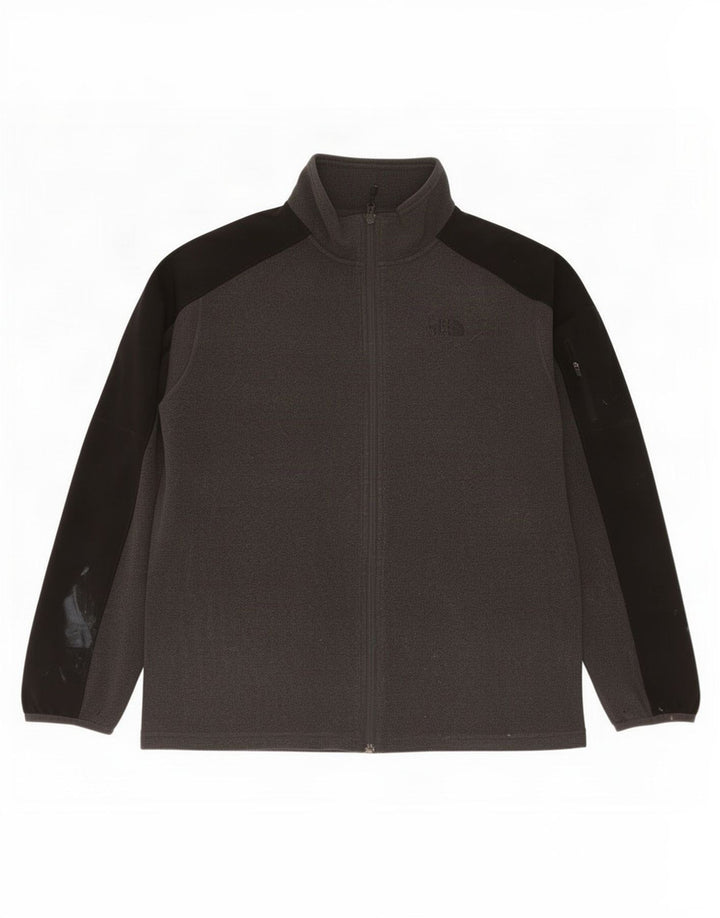 The North Face Veste polaire pour homme UK 40 Large Gris Colorblock Polyester