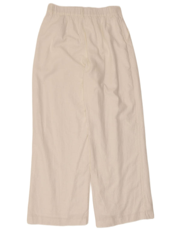 Hollister Pantalon décontracté Livvy taille haute pour femme Medium W28 L29 Blanc
