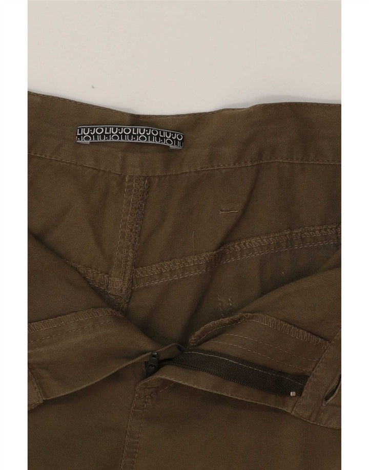 Liu Jo Short Chino Femme W32 Grand Kaki