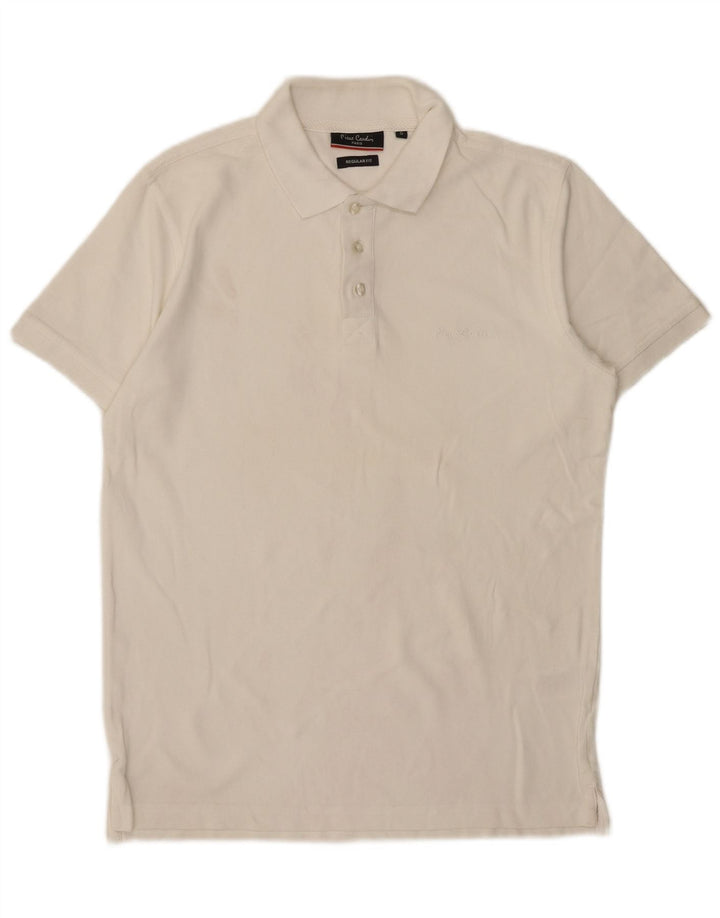 Pierre Cardin Polo Regular Fit Homme Petit Coton Blanc